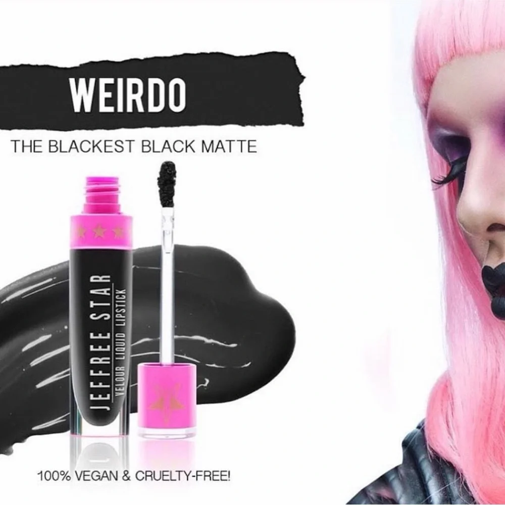 Jeffree Star | ‘Weirdo’ Velour Liquid Lipstick | NiB matte black HtF